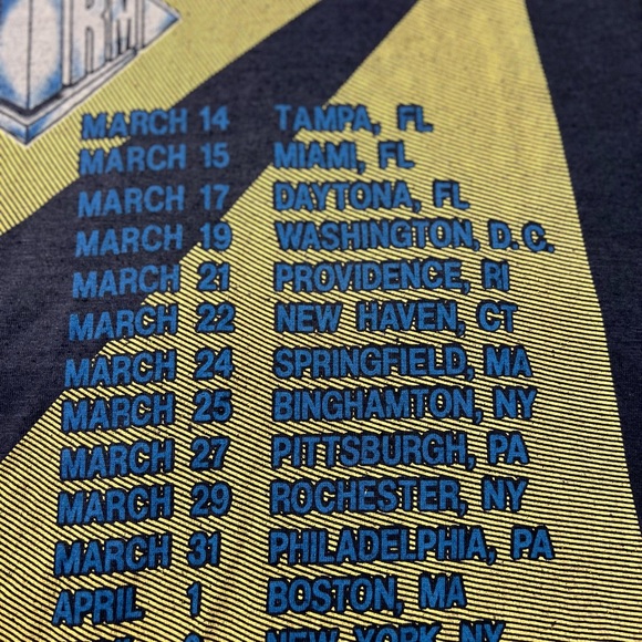 Vintage 80s Jimmy Page The Firm Tour T-Shirt - Picture 13 of 16